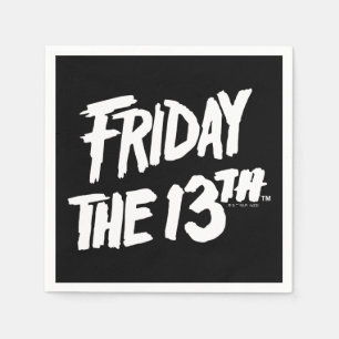 Guardanapo De Papel Friday the 13th Stacked Painted Logo