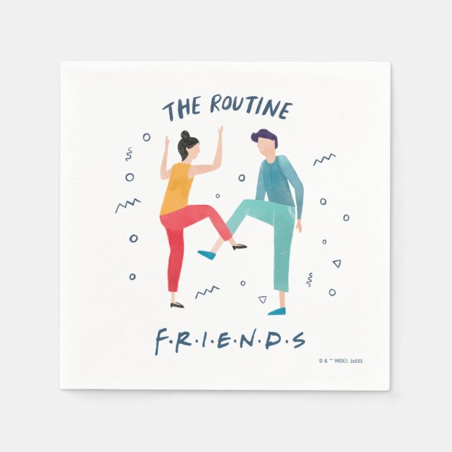 Guardanapo De Papel FRIENDS™ | A Rotina (Frente)