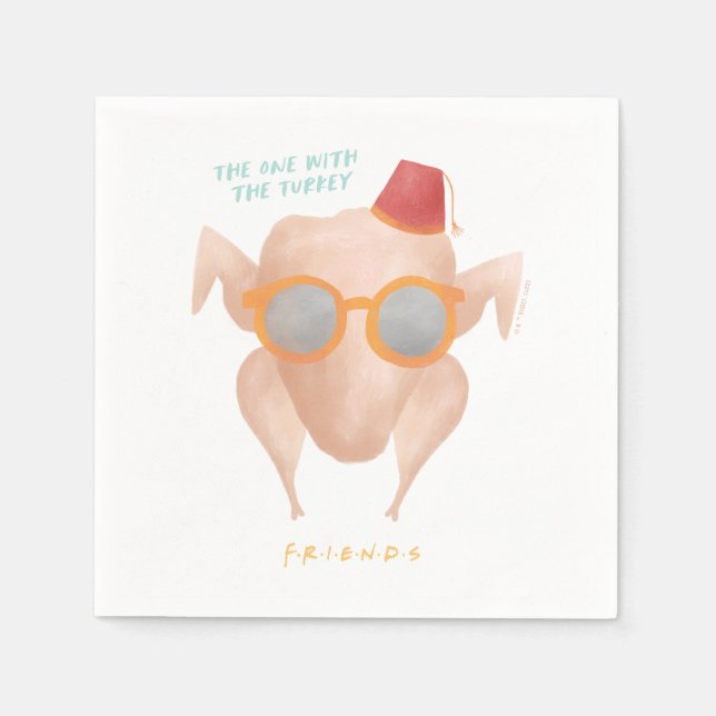 Guardanapo De Papel FRIENDS™ | The One with the Turkey (Frente)