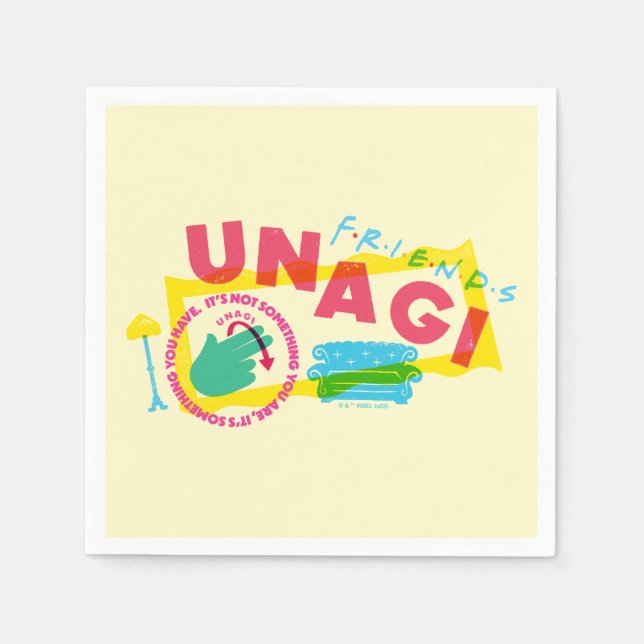 Guardanapo De Papel FRIENDS™ Unagi (Frente)