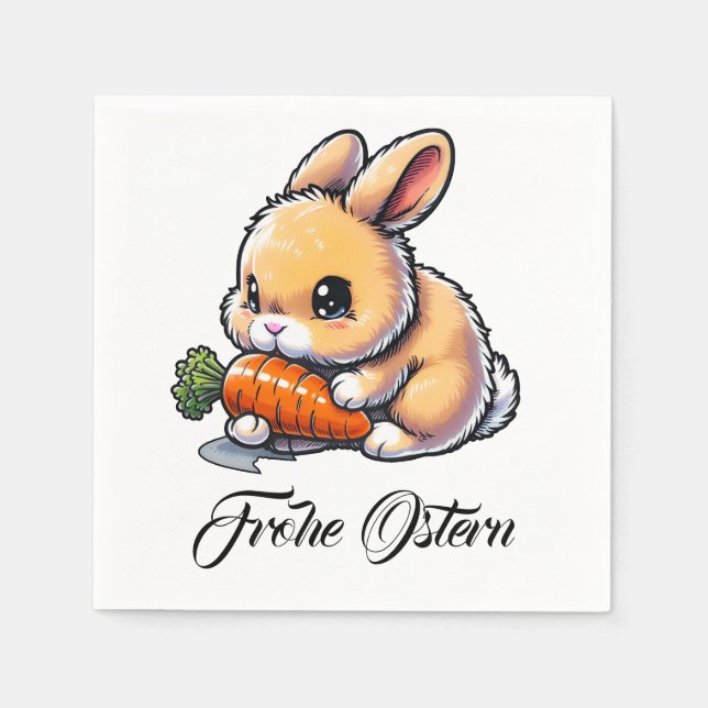 Guardanapo De Papel Frohe  Ostern  (Frente)