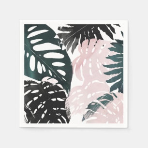Guardanapo De Papel Fronteira de Palm do Paraíso