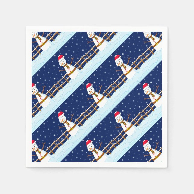 Guardanapo De Papel Frosty, o boneco de neve (Frente)