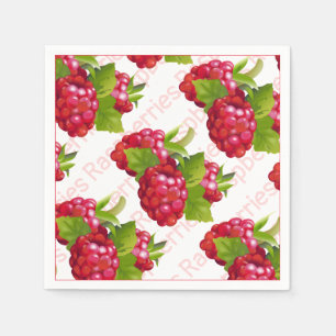 Guardanapo De Papel Fruta de framboesa