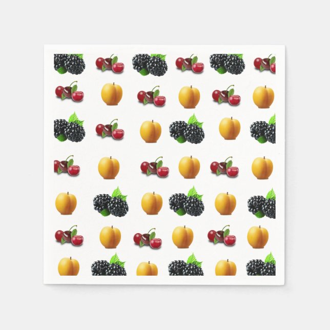 Guardanapo De Papel Fruta de Napkins (Frente)
