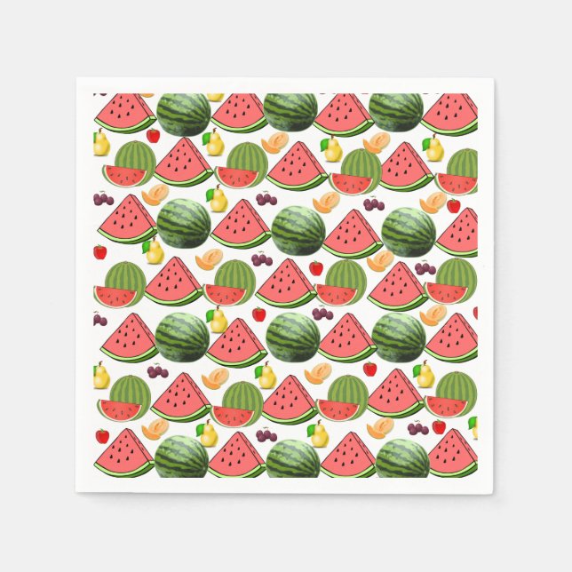 Guardanapo De Papel Fruta de Napkins (Frente)