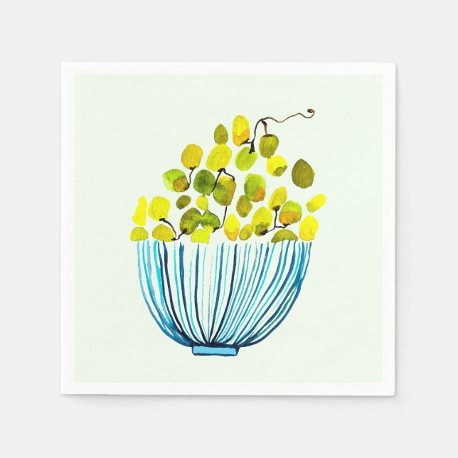 Guardanapo De Papel fruta de uvas (Frente)