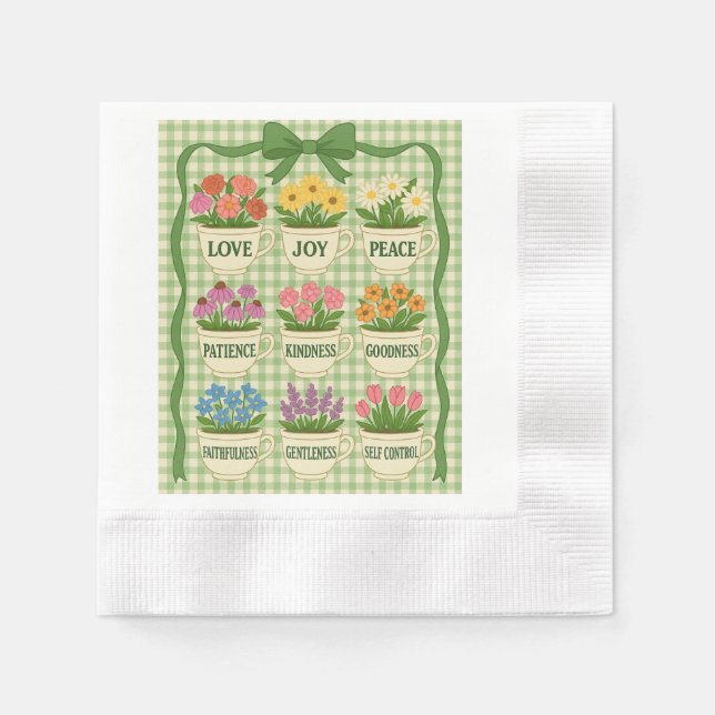 Guardanapo De Papel Fruta do Espírito Napkins (Frente)