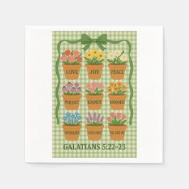 Guardanapo De Papel Fruta do Verde Espírito