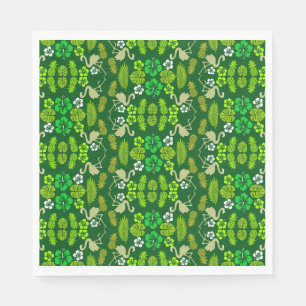 Guardanapo De Papel Fruta Tropical Verde Padrão