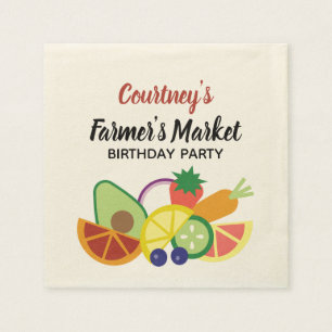 Guardanapo De Papel Frutas de Festa de aniversário e vegetais de prod