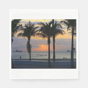 Guardanapo De Papel Ft. Lauderdale Sunrise