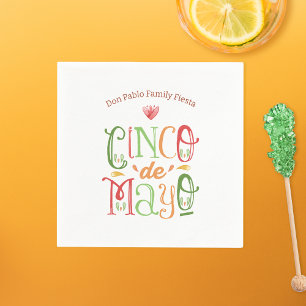 Guardanapo De Papel Fun Cinco de Mayo Fiesta