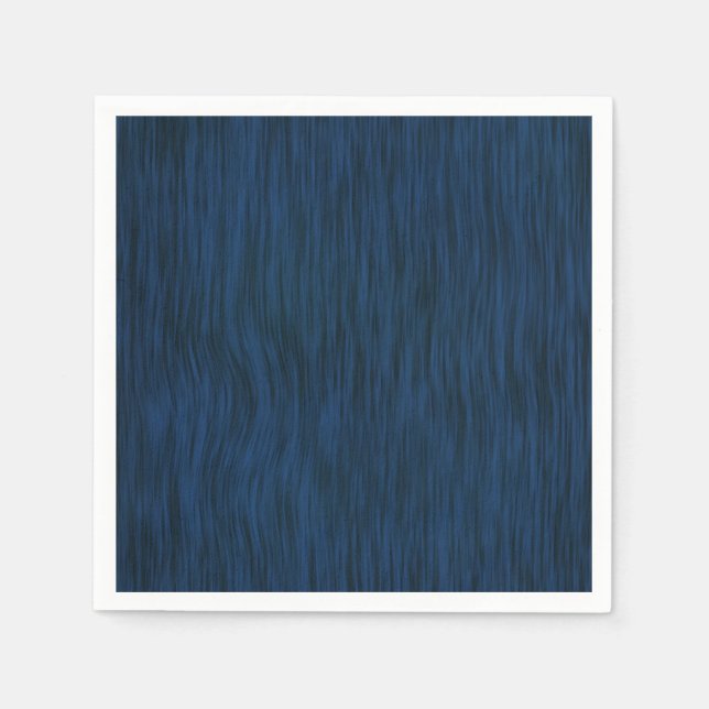 Guardanapo De Papel Fundo de Madeira Rugosa Azul Profundo (Frente)
