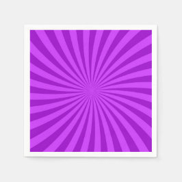 Guardanapo De Papel Fundo de raios solares Retro Roxo