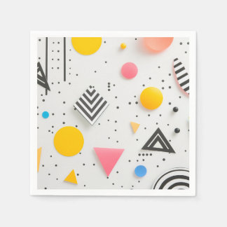 Guardanapo De Papel Fundo otimizado de formas e faixas