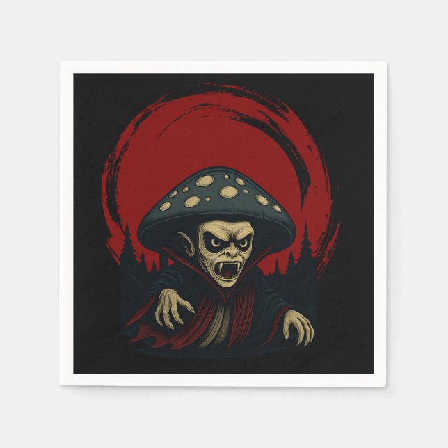 Guardanapo De Papel Fungos Dentes Que Sangram MycoVamp (Frente)