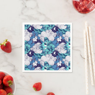 Guardanapo De Papel Funky Seashell Pattern