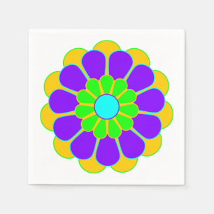 Guardanapo De Papel Funny Flower Power Bloom II + sua ideia