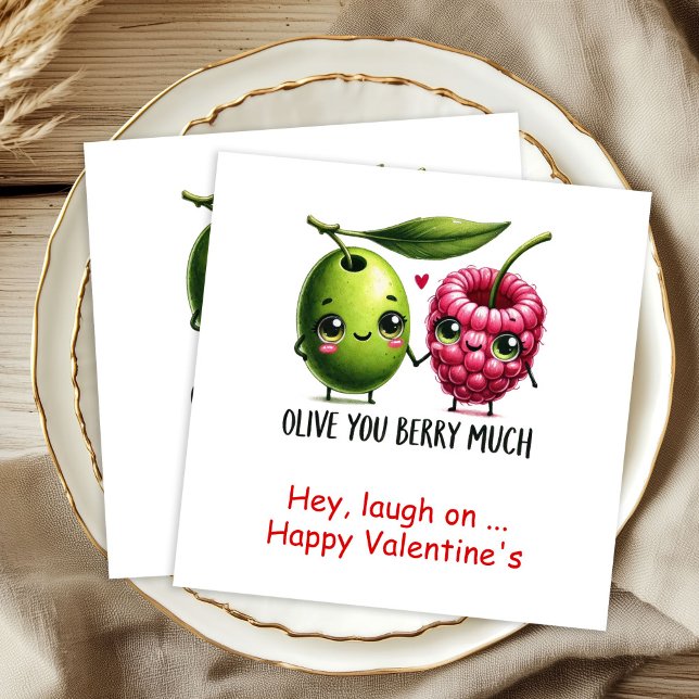 Guardanapo De Papel Funny Food Personalized Sweet Valentine Napkins (Funny Food Personalized Sweet Valentine Napkins

)