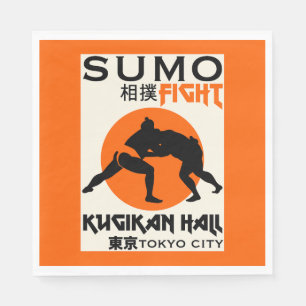 Guardanapo De Papel Funny Sumo Wrestler