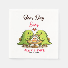 Guardanapo De Papel Funny Wedding Save the Date 