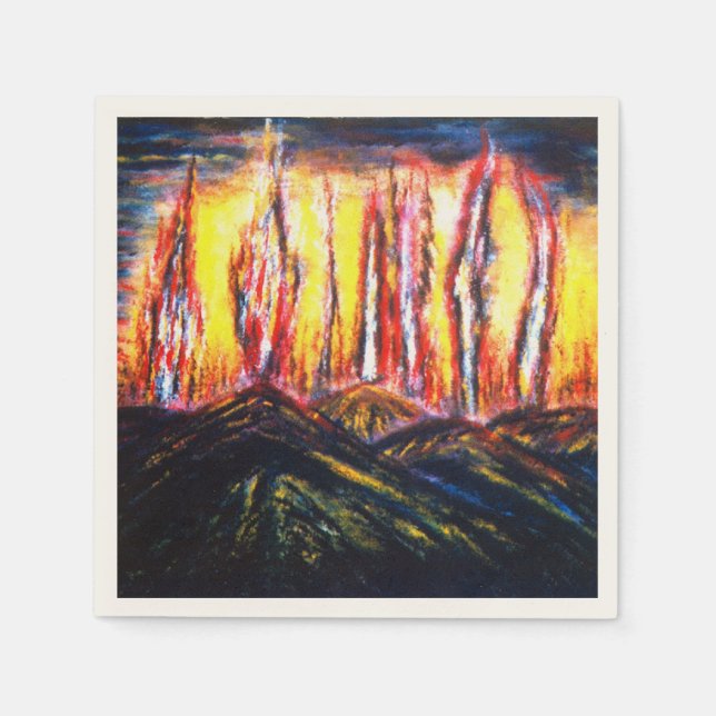 Guardanapo De Papel Fury Fires (Frente)