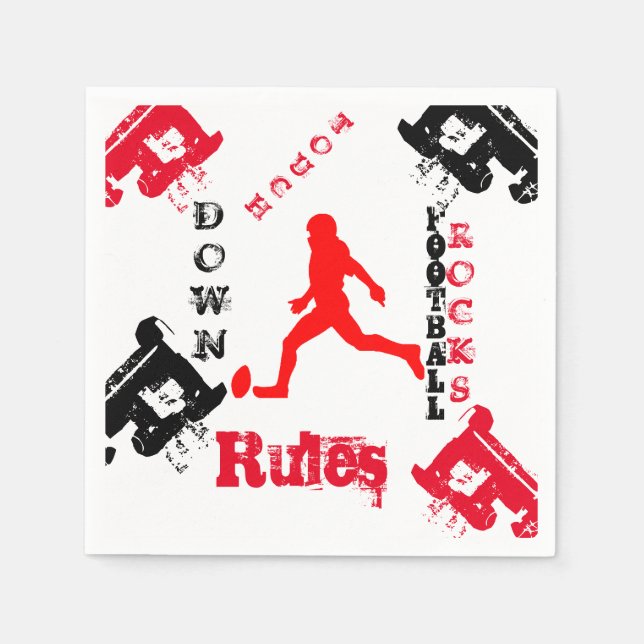 Guardanapo De Papel Futebol Americano (Frente)