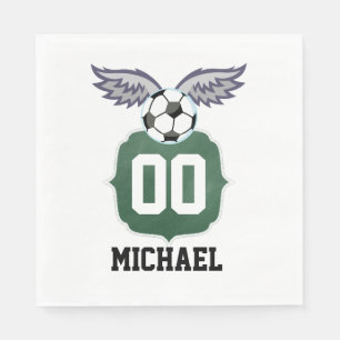 Guardanapo De Papel Futebol ou Partido de Futebol