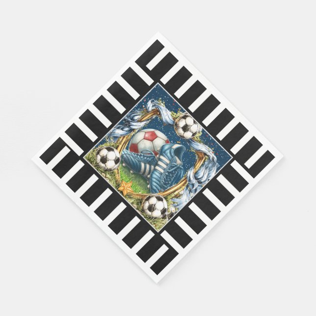 Guardanapo De Papel Futebol - Quadro de Futebol (Quina)