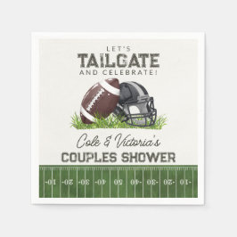 Guardanapo De Papel Futebol Tailgate & Celebrar Casais Touchdown