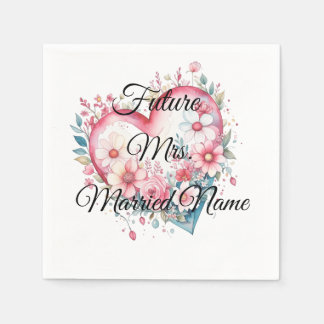 Guardanapo De Papel Futura Sra. Bride-para-ser noivado