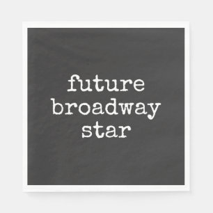 Guardanapo De Papel Futuro Astro da Broadway Inspirando o Design de At
