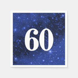 Guardanapo De Papel Galáxia Estrela para a 60ª Festa de aniversário