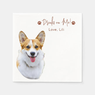 Guardanapo De Papel Galês Corgi Cachorros Personalizados Em Mim