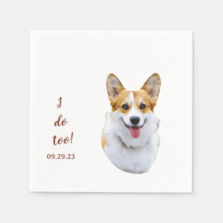 Guardanapo De Papel Galês Corgi Desenho Personalizado Eu Também Desenh