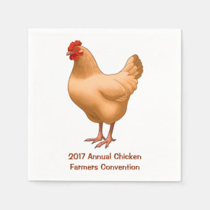 Guardanapo De Papel Galinha Buff Orpington Hen