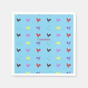 Guardanapo De Papel Galinha Hens Thunder_Cove