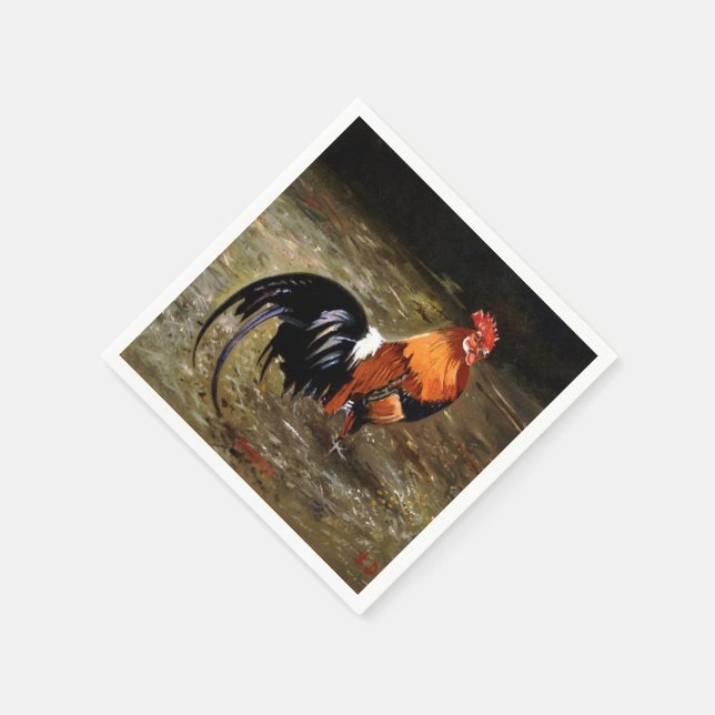 Guardanapo De Papel Gallo/Galo/Rooster (Canto)