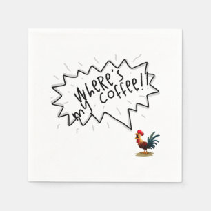 Guardanapo De Papel Galo de café