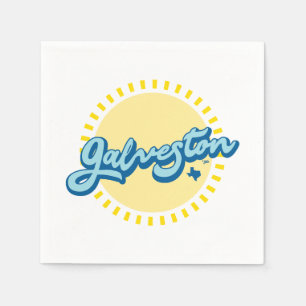Guardanapo De Papel Galveston Island Texas