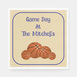 Guardanapo De Papel Game Day Basketball Watch Party