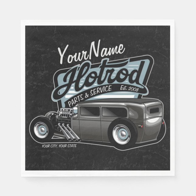 Guardanapo De Papel Garagem Compre de velocidade do Sedan de hot Rod s (Frente)