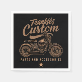 Guardanapo De Papel Garagem personalizada de motocicleta personalizada