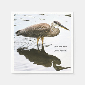 Guardanapo De Papel Garça-real (Ardea herodias)