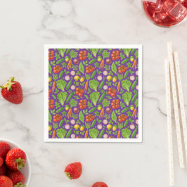 Guardanapo De Papel Garden-Fresh Picnic Purple