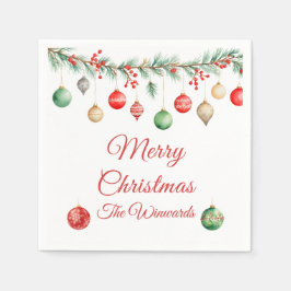 Guardanapo De Papel Garland do Partido de Troca de enfeites de natal