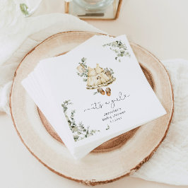 Guardanapo De Papel Garota do berçário Boho veste chá de bebê