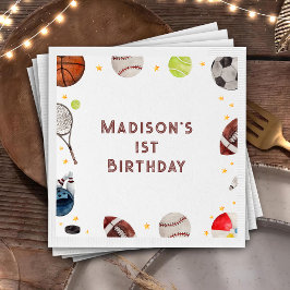 Guardanapo De Papel Garoto Aniversário de criança de Esporte Napkins