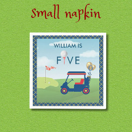 Guardanapo De Papel Garoto Tema 5 Festa de aniversário Napkins